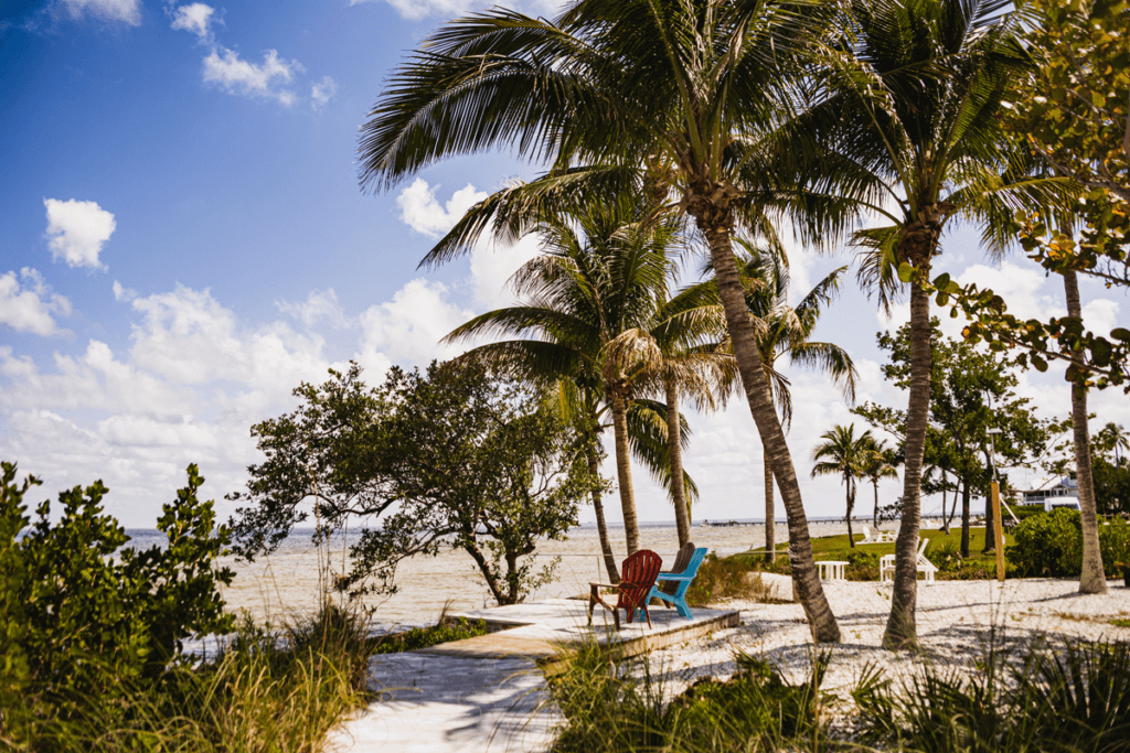 North End of Pine Island, in Bokeelia, overlooking Charlotte Harbor 